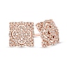 0.40 CT. T.W. Diamond Lace Stud Earrings in 10K Rose Gold