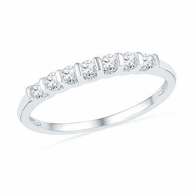 0.95 CT. T.W. Diamond Bridal Set in 10K White Gold