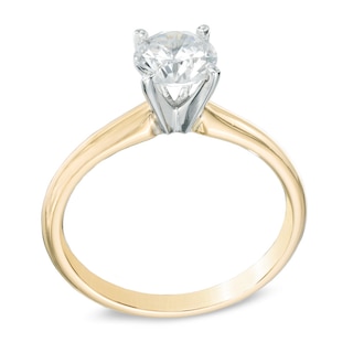 1.00 CT. T.W. Certified Diamond Solitaire Engagement Ring in 14K Gold ...