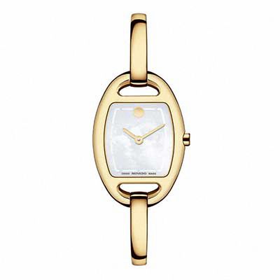 Ladies' Movado Miri Gold-Tone Bangle Watch (Model: 0606608)