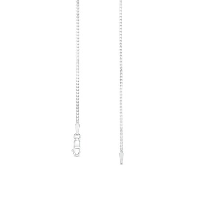 1.3mm Box Chain Necklace in Sterling Silver