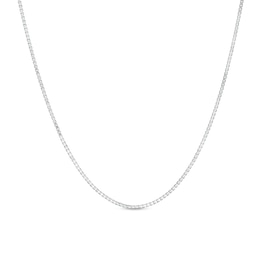 1.3mm Box Chain Necklace in Sterling Silver - 20&quot;