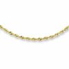 Thumbnail Image 0 of 1.0mm Adjustable Rope Chain Necklace in 10K Gold - 22"