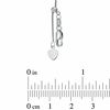 Thumbnail Image 2 of 0.85mm Adjustable Box Chain Necklace in 10K White Gold - 22&quot;