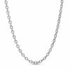 Thumbnail Image 0 of 0.9mm Adjustable Cable Chain Necklace in 10K White Gold - 22"