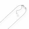 Thumbnail Image 1 of 0.9mm Adjustable Cable Chain Necklace in 10K White Gold - 22"