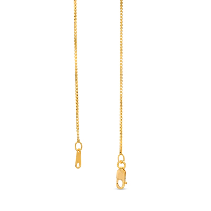 1.0mm Box Chain Necklace in 10K Gold - 22"