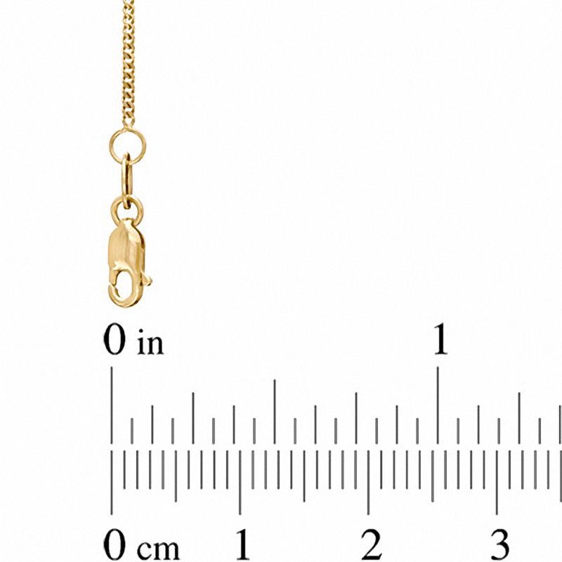 1.0mm Gourmette Chain Necklace in 10K Gold|Peoples Jewellers