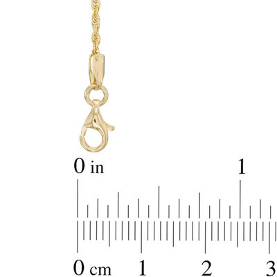 1.5mm Rope Chain Necklace in 10K Gold - 20"