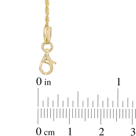 1.5mm Rope Chain Necklace in 10K Gold - 20"