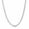 1.1mm Cable Chain Necklace in 10K White Gold - 18"