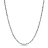 1.4mm Sparkle Chain Necklace in Solid 10K White Gold - 18"