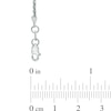 1.4mm Sparkle Chain Necklace in Solid 10K White Gold - 18"