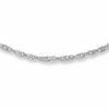 Thumbnail Image 0 of 1.7mm Singapore Chain Necklace in 10K White Gold - 16"