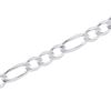 Thumbnail Image 0 of 9.5mm Figaro Chain Necklace in Sterling Silver - 24"
