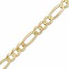 Men's 5.0mm Figaro Chain Bracelet in 10K Gold - 8.5"