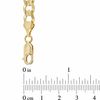 Thumbnail Image 2 of Men's 8.3mm Figaro Chain Bracelet in 10K Gold - 8.5"
