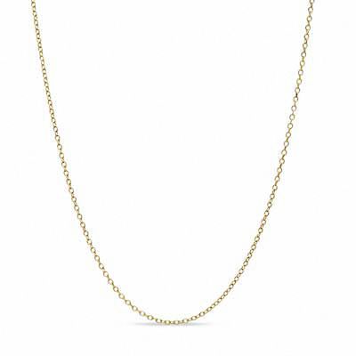 Ladies' 0.9mm Adjustable Cable Chain Necklace in 10K Gold - 22"