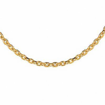 1.5mm Cable Chain Necklace in 14K Gold