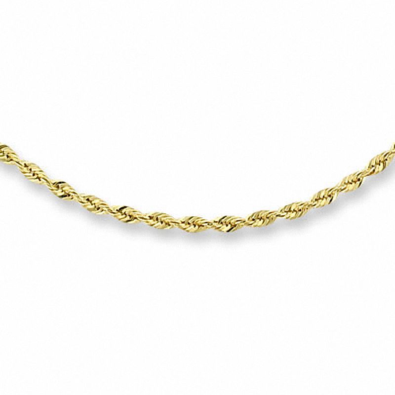 Main Image 1 of 1.2mm Rope Chain Necklace in 14K Gold - 18&quot;