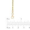 2.5mm Rope Chain Necklace in 14K Gold