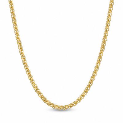 1.0mm Wheat Chain Necklace in 14K Gold - 16"