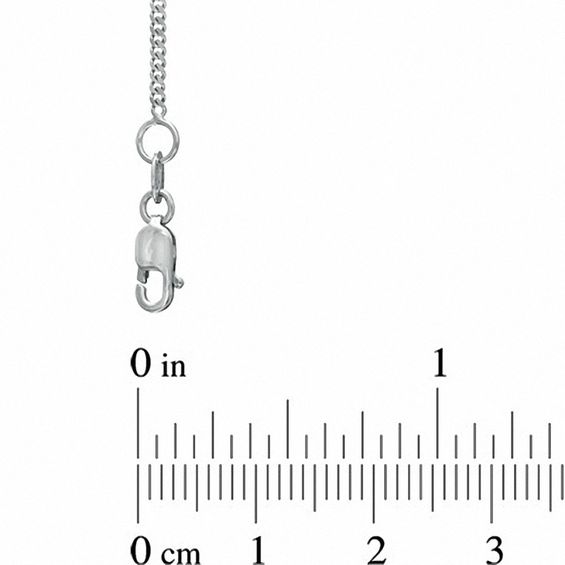 2.0mm Gourmette Chain Necklace in 14K White Gold - 24"