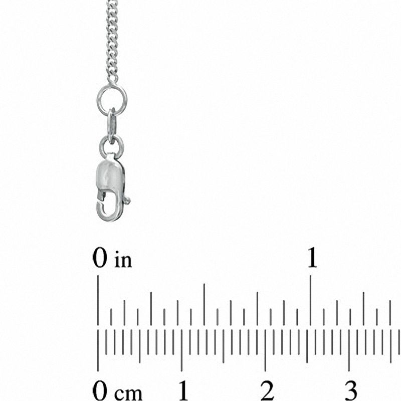 2.0mm Gourmette Chain Necklace in 14K White Gold - 24"|Peoples Jewellers