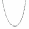 1.1mm Cable Chain Necklace in 14K White Gold - 16"