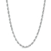 Thumbnail Image 0 of 2.5mm Rope Chain Necklace in 14K White Gold - 18"