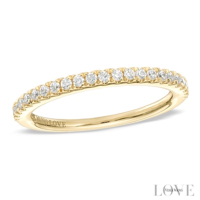 Vera Wang Love Collection 0.23 CT. T.W. Diamond Wedding Band in 14K Gold