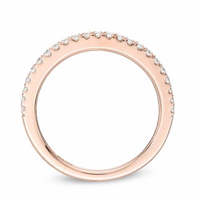 Vera Wang Love Collection 0.23 CT. T.W. Diamond Band in 14K Rose Gold