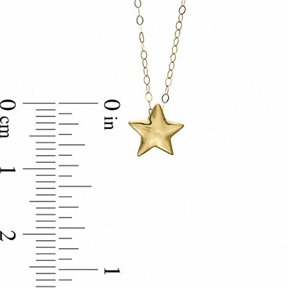 TEENYTINY™ Star Pendant in 10K Gold - 17"