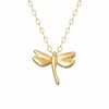 TEENYTINY™ Dragonfly Pendant in 10K Gold - 17"