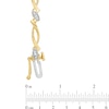 0.16 CT. T.W. Diamond Station Bracelet in 10K Gold