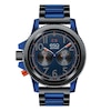 Thumbnail Image 0 of Men's ESQ Movado Fusion "Lefty" Two-Tone Watch with Blue Dial (Model: 07301451)