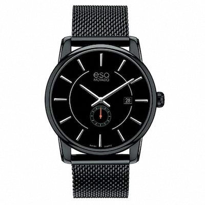 Men's ESQ Movado Capital Black Mesh Watch (Model: 07301445)