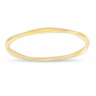 Charles Garnier Twist Bangle in Sterling Silver with 18K Gold Plate - 7.5"