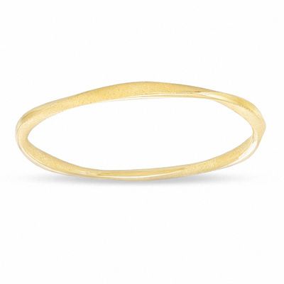 Charles Garnier Twist Bangle in Sterling Silver with 18K Gold Plate - 7.5"