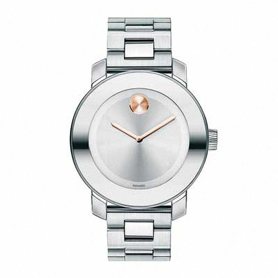 Ladies' Movado Bold® Watch with Silver-Tone Dial (Model: 3600084)