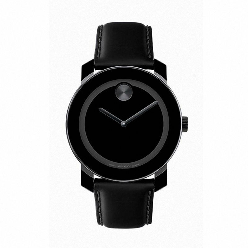 Men's Movado Bold® Watch with Round Black Dial (Model: 3600005)