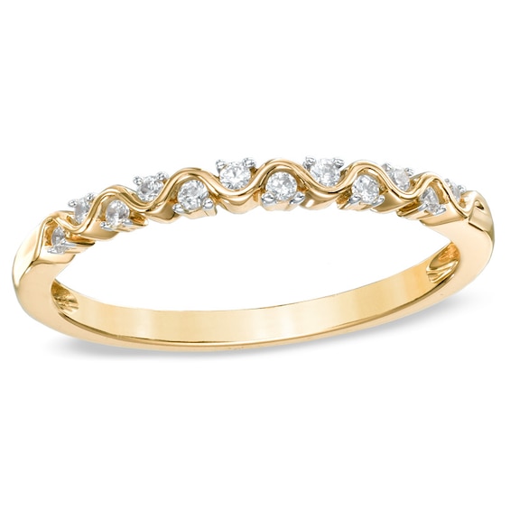 0.10 CT. T.W. Diamond Anniversary Band in 10K Gold