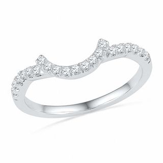 1.25 CT. T.W. Diamond Frame Bridal Set in 14K White Gold