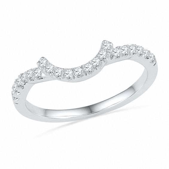 1.25 CT. T.W. Diamond Frame Bridal Set in 14K White Gold