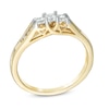 0.25 CT. T.W. Princess-Cut Diamond Three Stone Ring in 10K Gold