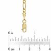 Thumbnail Image 2 of 5.0mm Figaro Chain Necklace in 10K Gold - 22"