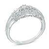 Thumbnail Image 1 of 0.25 CT. T.W. Diamond Flower Ring in 10K White Gold
