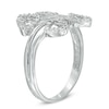 0.16 CT. T.W. Diamond Hearts Ring in Sterling Silver