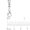 0.50 CT. T.W. Diamond Double Row Infinity Bracelet in Sterling Silver