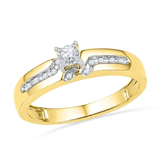 0.20 CT. T.W. Diamond Bridal Set in 10K Gold